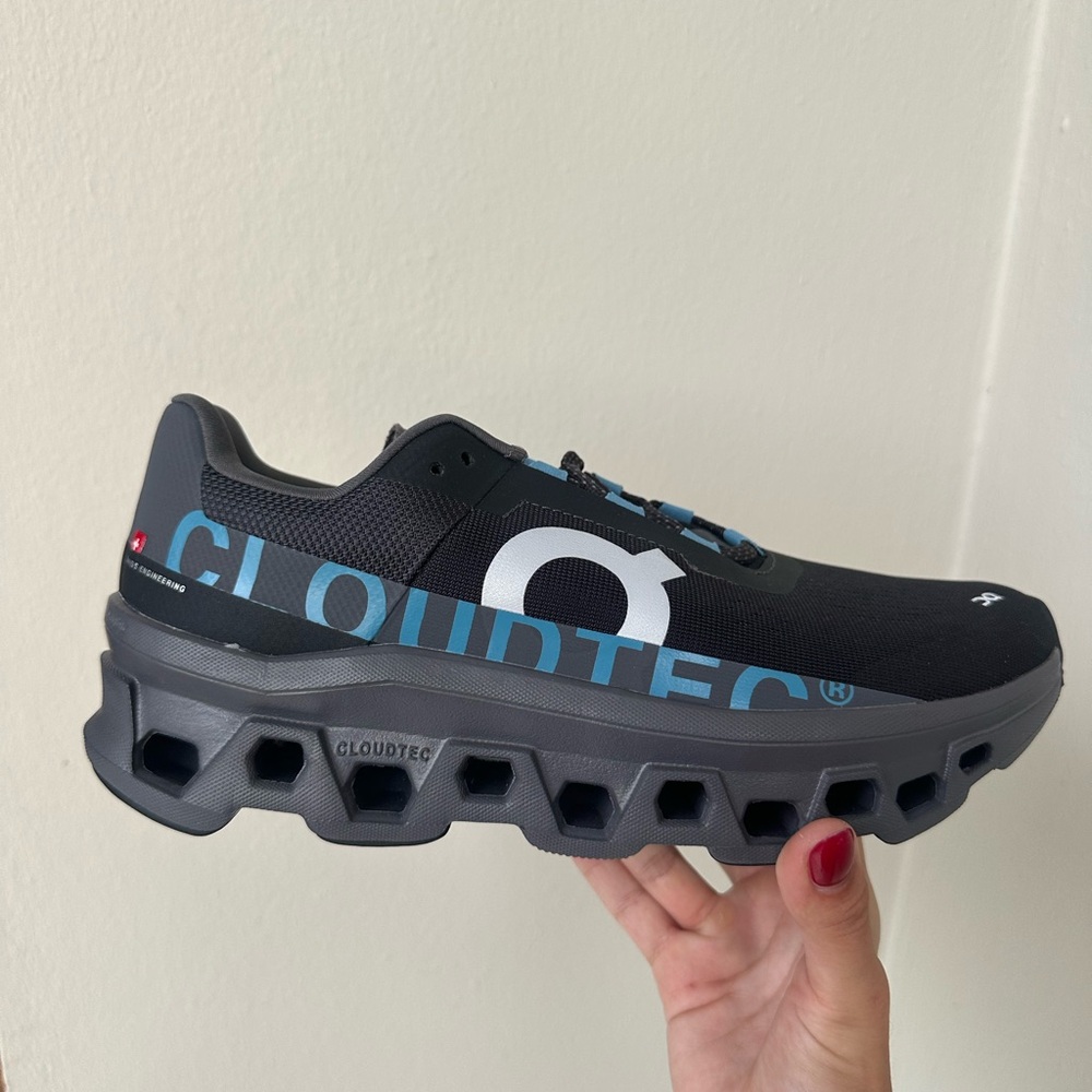 On Running Black and Blue Cloudtec Runner